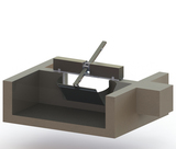 农渠口拉杆式自动槽闸